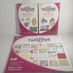 Sweet as Honey Home Design Stamps - Pink and White